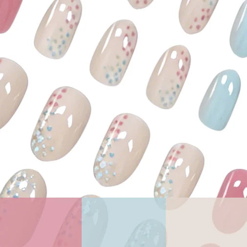 Press-On Nails Acrylic Ombre Set of 24