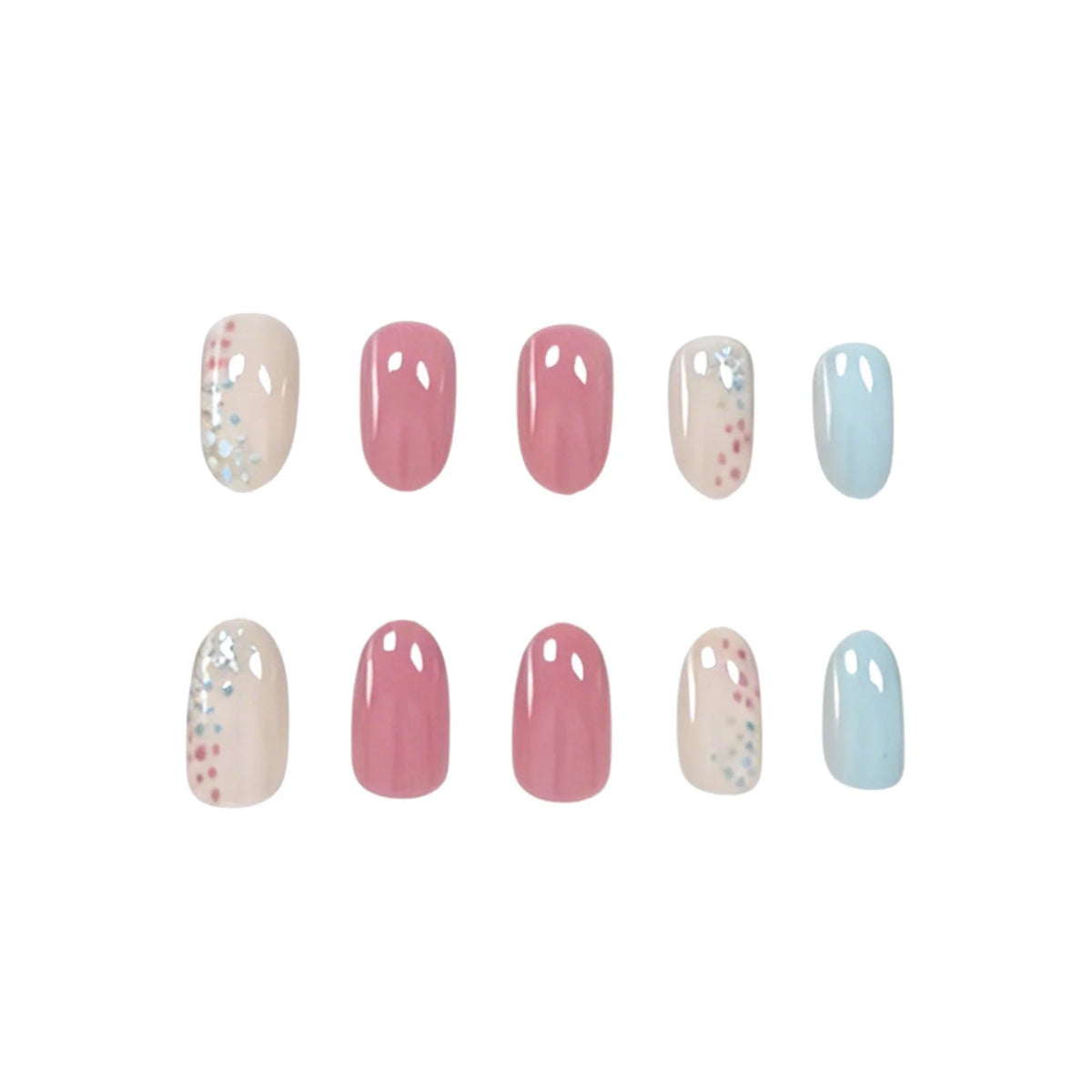 Press-On Nails Acrylic Ombre Set of 24