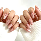 Press-On Nails Acrylic Polka Dot Set of 24