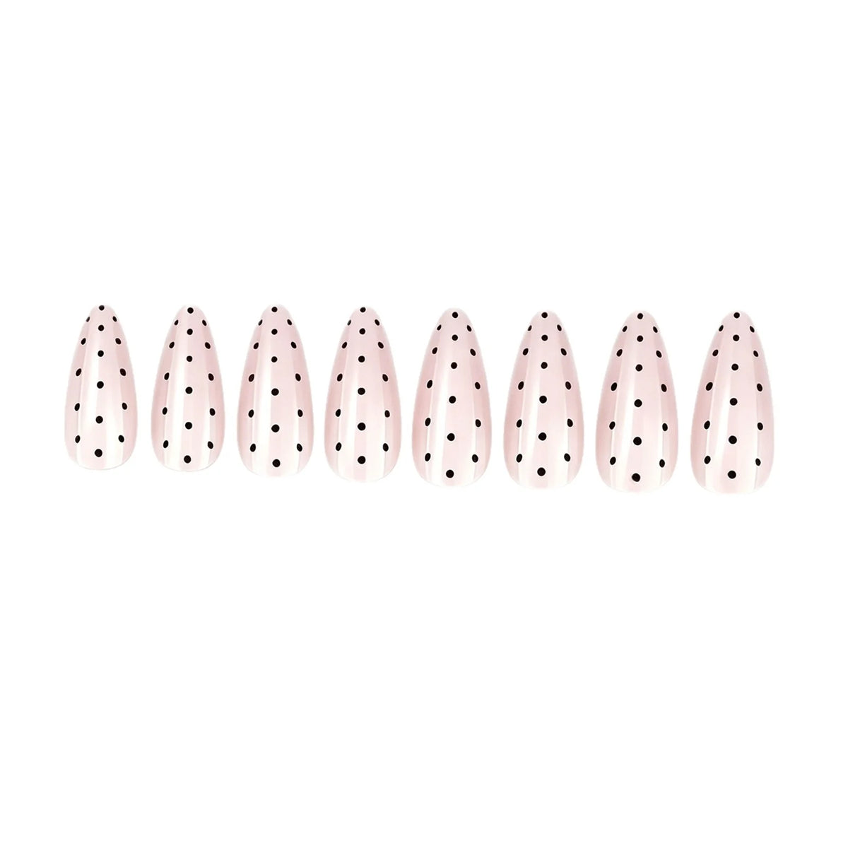 Press-On Nails Acrylic Polka Dot Set of 24