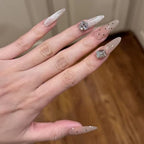 Press-On Nails Acrylic Rhinestone Easy-Apply