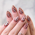 Press-On Nails Almond Shape Artistic Design Set of 24