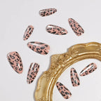Press-On Nails Almond Shape Artistic Design Set of 24