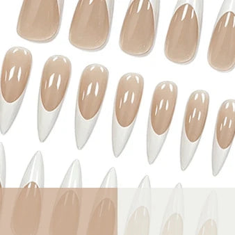 Press-On Nails Almond Shape Easy Application 24 Piece