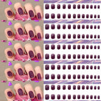 Press-On Nails Almond Shape Glossy & Durable Multiple Sizes