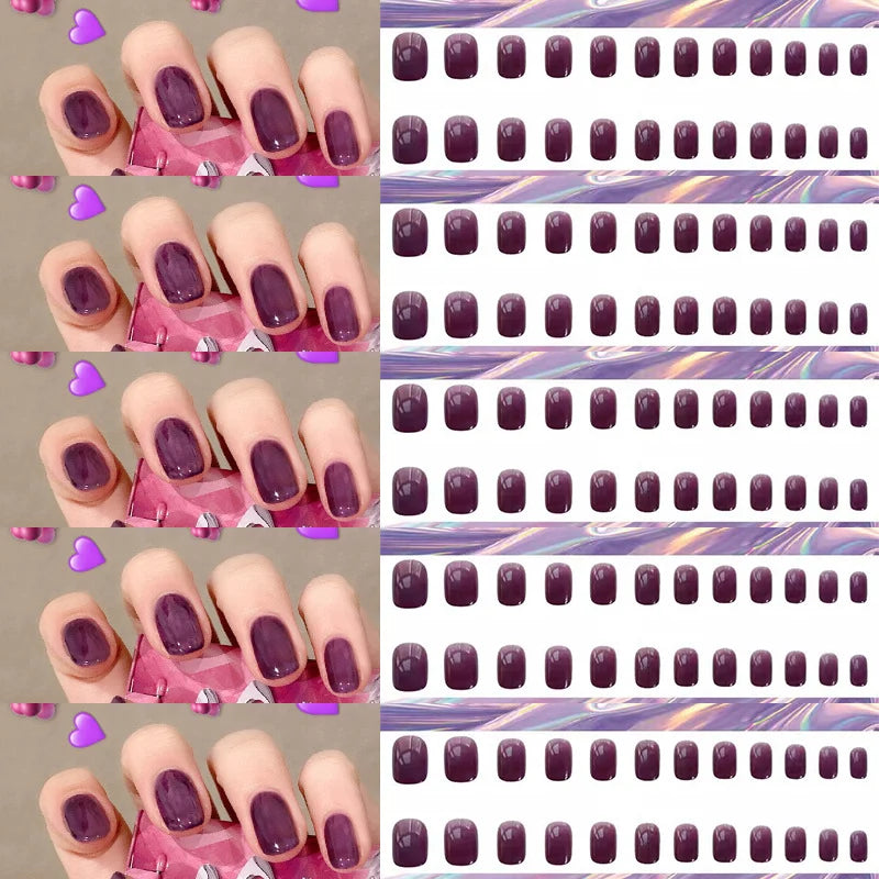 Press-On Nails Almond Shape Glossy & Durable Multiple Sizes
