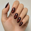 Press-On Nails Almond Shape Glossy Set of 24
