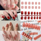 Press-On Nails Almond Shape High-Gloss Durable & Lightweight