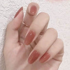 Press-On Nails Almond Shape High-Gloss Durable & Lightweight