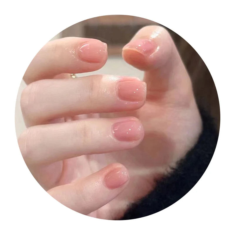 Press-On Nails Almond Shape High-Gloss Durable & Lightweight