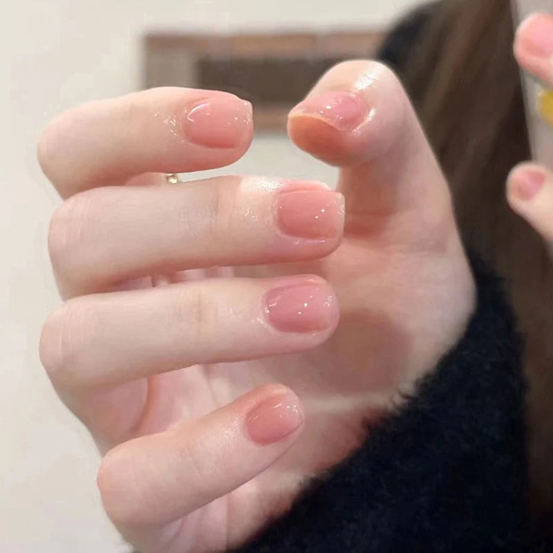 Press-On Nails Almond Shape High-Gloss Durable & Lightweight