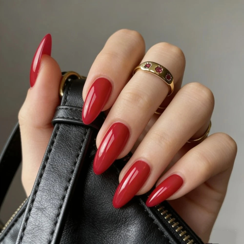 Press-On Nails Almond Shape Includes Application Kit