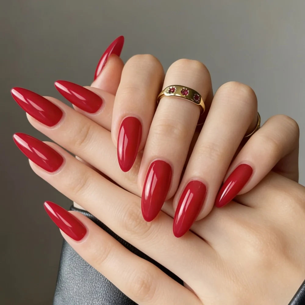 Press-On Nails Almond Shape Includes Application Kit