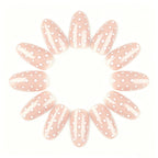 Press-On Nails Almond Shape Pink Polka Dot 24-Pack