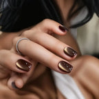 Press-On Nails Almond-Shaped Ombré Self-Adhesive & Reusable