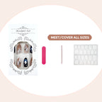 Press-On Nails Artful Patterned Peel-And-Stick Kit