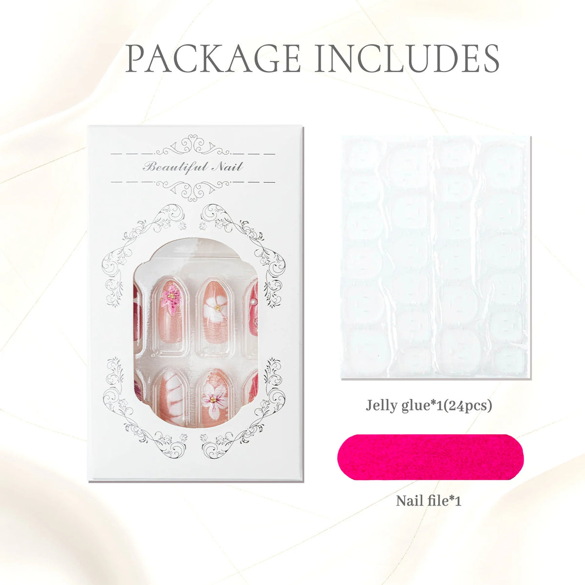 Press-On Nails Artistic Designs Glue-Free Comfortable Fit