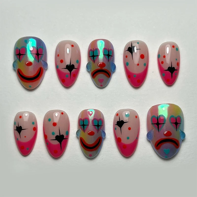 Press-On Nails Artistic Designs Reusable & Lightweight