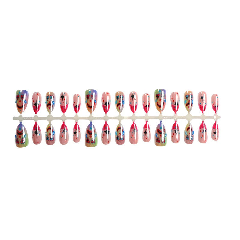 Press-On Nails Artistic Designs Reusable & Lightweight