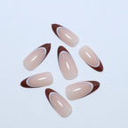 Press-On Nails Artistic French Tip Peel & Stick