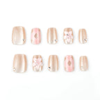 Press-On Nails Artistic & Gem-Embellished No-Glue