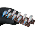 Press-On Nails Artistic Gradient Stiletto Reusable