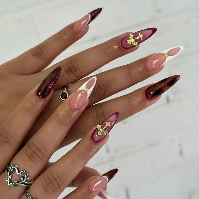 Press-On Nails Artistic Multi-Design Reusable & Easy Application