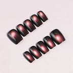 Press-On Nails Artistic Ombre Glue-Free Reusable