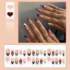 Press-On Nails Artistic Peel-And-Stick Reusable 30-Piece Set
