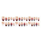 Press-On Nails Artistic Peel-And-Stick Reusable 30-Piece Set