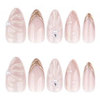 Press-On Nails Artistic Relief Design Easy Application
