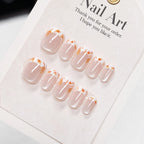 Press-On Nails Autumn Floral Easy Application & Long-Lasting