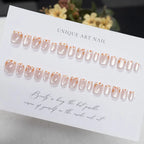 Press-On Nails Autumn Floral Easy Application & Long-Lasting