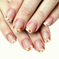 Press-On Nails Autumn Floral Easy Application & Long-Lasting