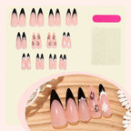 Press-On Nails Black & White Patterns Comfortable Fit