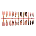 Press-On Nails Blue Easy Application & Long-Lasting