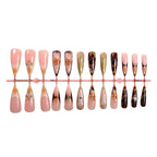Press-On Nails Blue Easy Application & Long-Lasting
