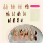 Press-On Nails Blue Easy Application & Long-Lasting