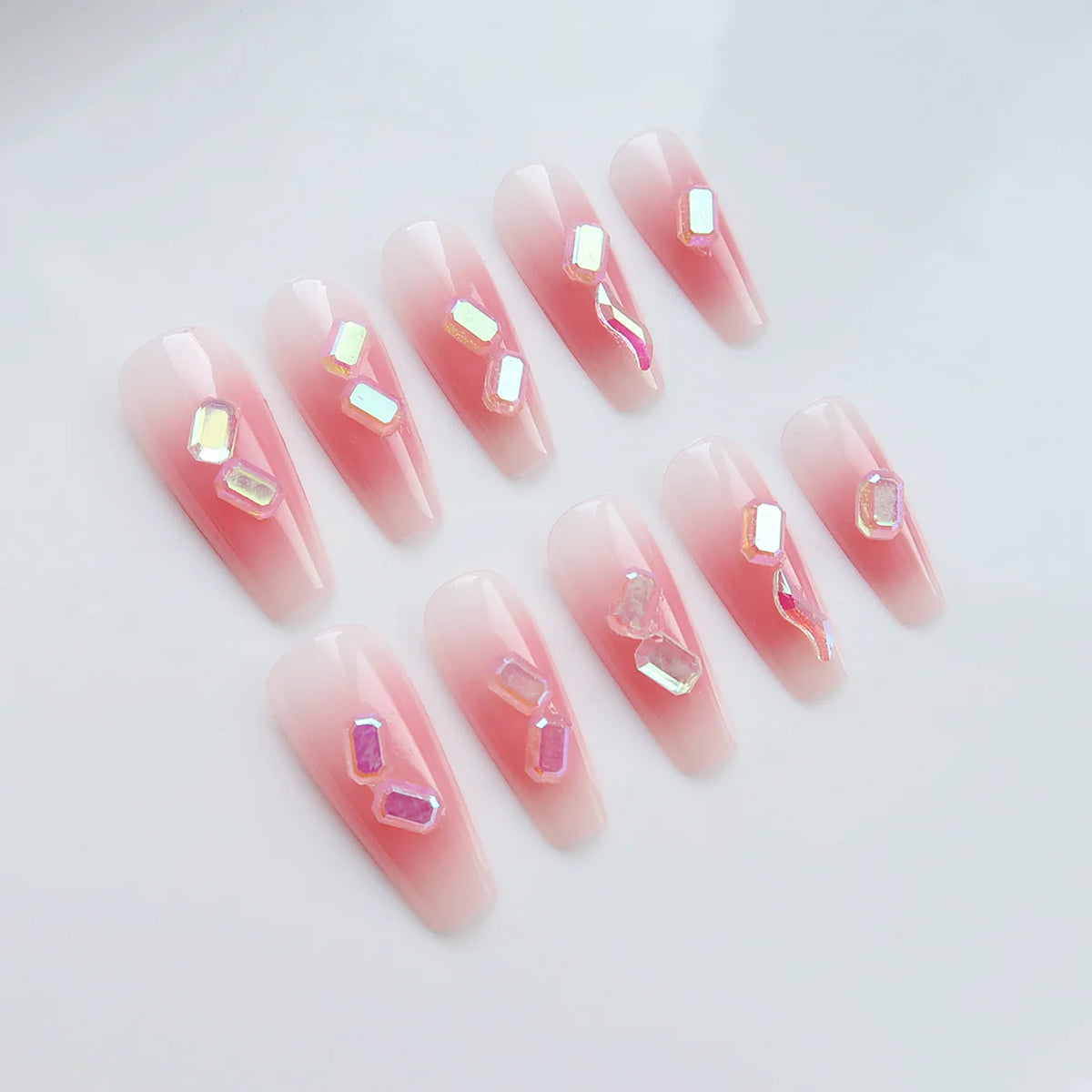 Press-On Nails Blush Candy Reusable & Long-Lasting