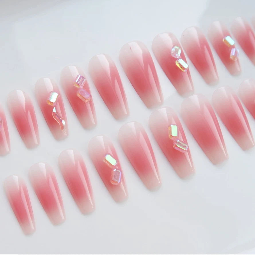 Press-On Nails Blush Candy Reusable & Long-Lasting