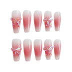 Press-On Nails Blush Ombre Glue-On Comfort Fit