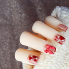 Press-On Nails Bows & Pearls Reusable & Easy Application