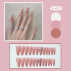 Press-On Nails Butterfly Accent Glue-On Reusable