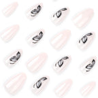 Press-On Nails Butterfly Design Easy Apply