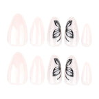 Press-On Nails Butterfly Design Easy Apply