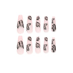 Press-On Nails Butterfly Design Reusable Long-Lasting