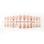 Press-On Nails Butterfly Floral Peel & Stick Long-Lasting Wear