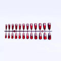 Press-On Nails Cat Eye Set of 30 Easy Application