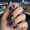 Press-On Nails Celestial Moon & Star Set of 24