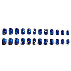 Press-On Nails Celestial Moon & Star Set of 24